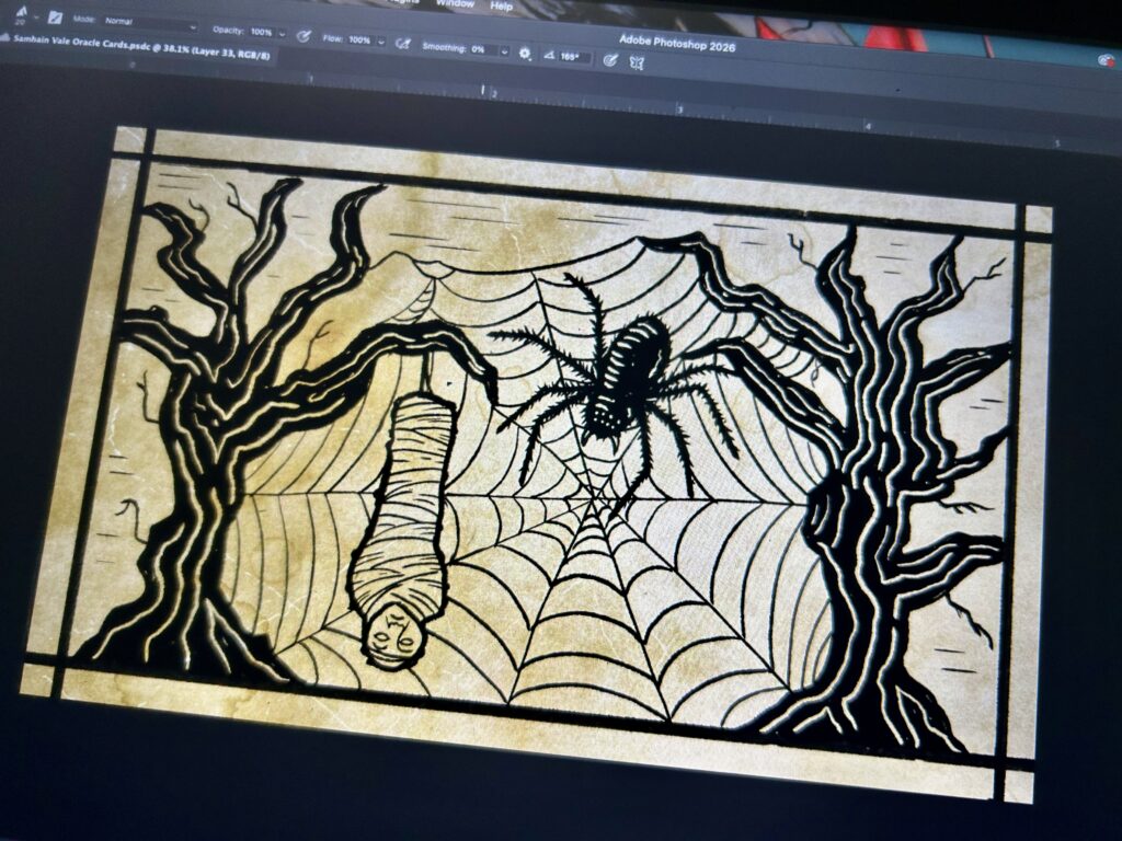 Spider and Victim Oracle Deck